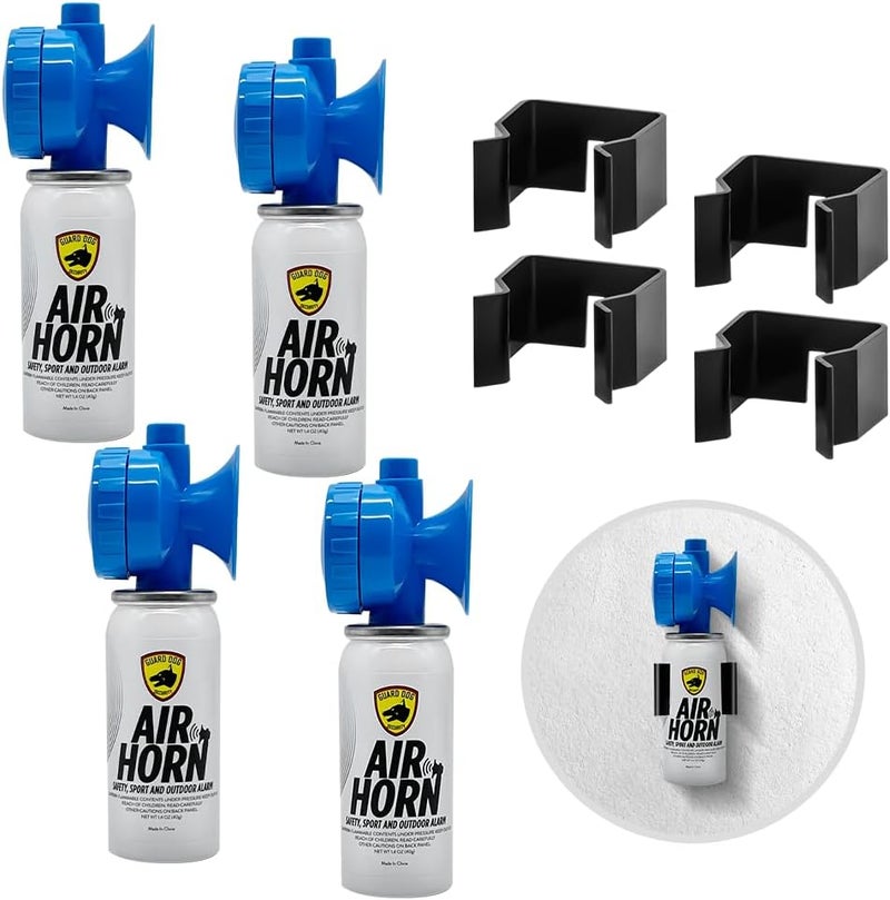Guard Dog Security Air Horn for Safety, Loud Blow Horn, Hand Held Mini Air Horn, Fog and Boat Horn for Marine, Football Games, Sporting Events and Outdoor Alarms, Powerful 1-Mile Sound Blast 1.4 oz - Image 1